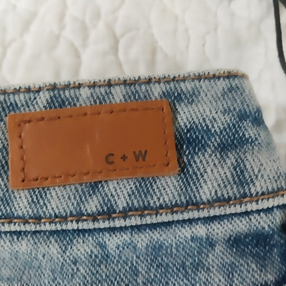 CLEO -WOLF Men's Cotton Relaxed Blue Denim Jeans Size 31-32 NWT - Picture 5 of 12